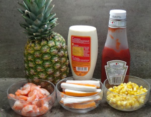 Ingredientes Piña marisco