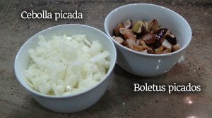 Ingredientes salsa boletus