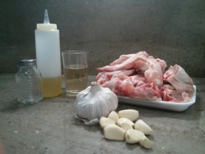 Ingredientes Pollo al ajillo