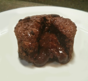 Lava cake de chocolate y nutella