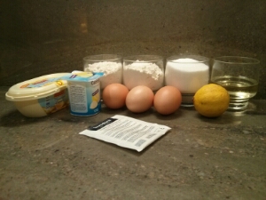 Ingredientes del bizcocho de yogur