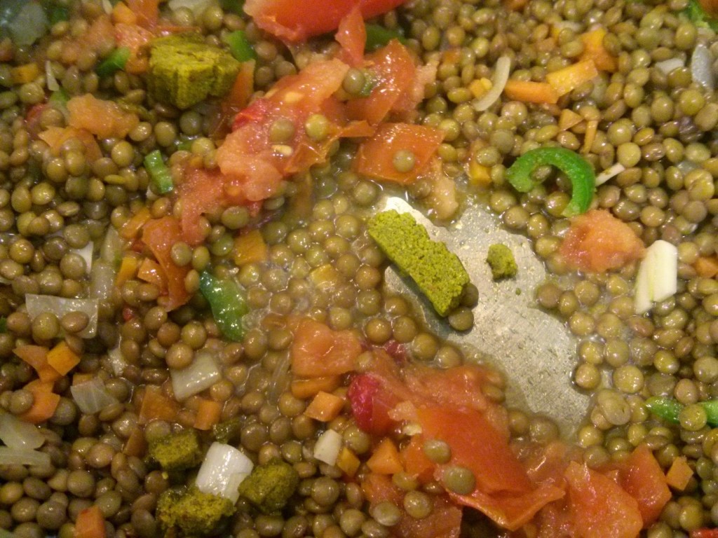 Lentejas con verduras