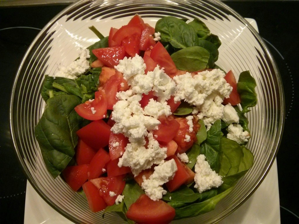 Ensalada de espinacas