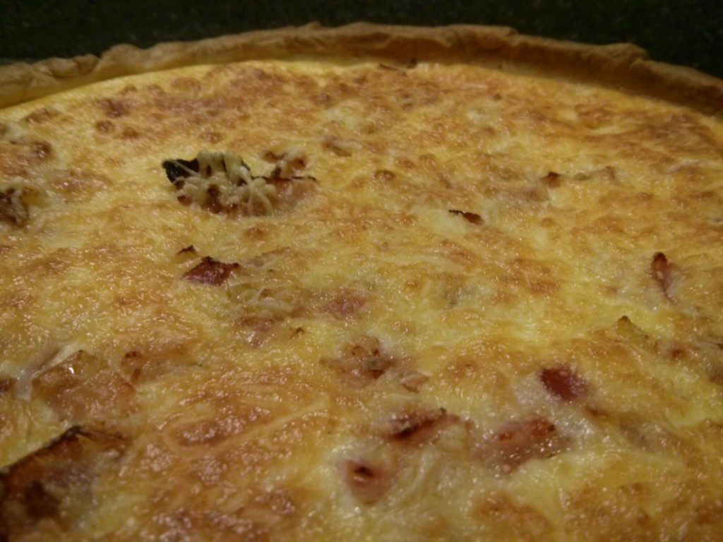 La Quiche de bacon, jamón y queso