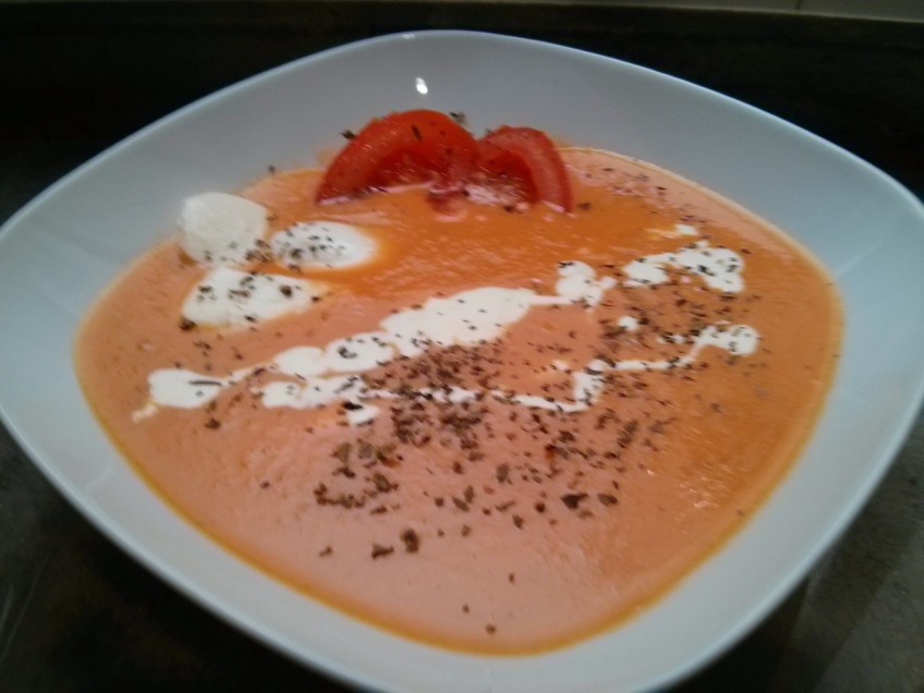 Crema de tomate.