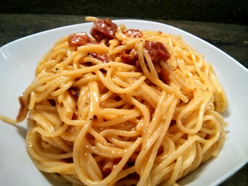 Pasta a la carbonara