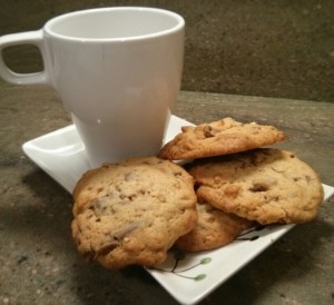 Cookies de chocolate y almendra