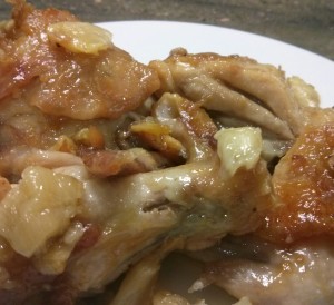 Pollo al ajillo