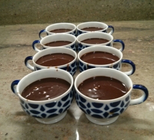 Postre de chocolate